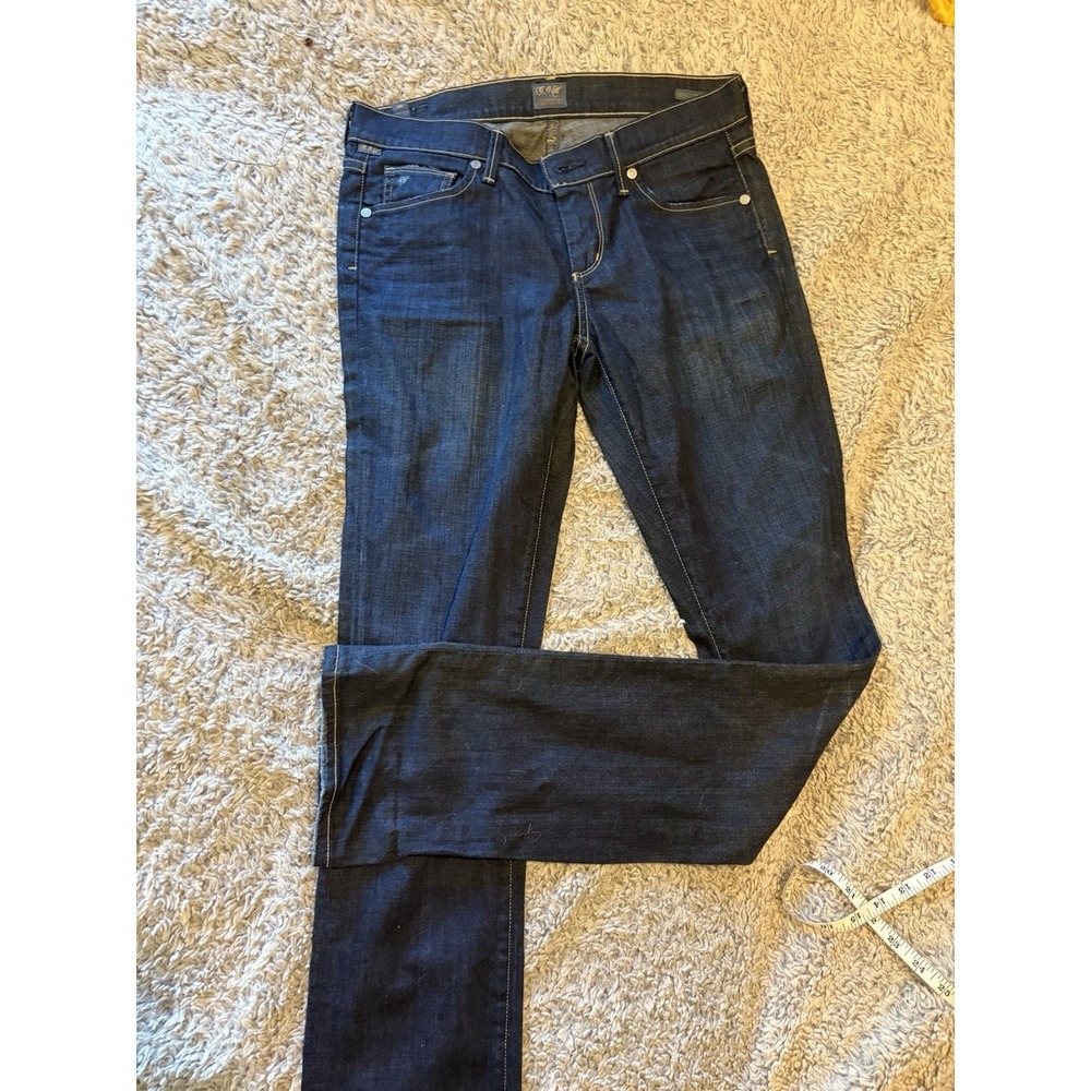 Citizen of Humanity Ava Low Rise Straight Leg Jeans 28 Blue Denim